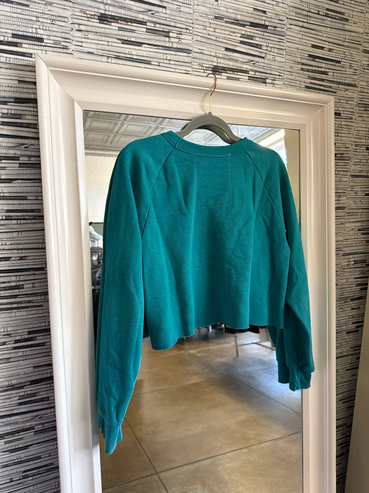 Aviator Nation Size S Teal Pullover/Hoodie