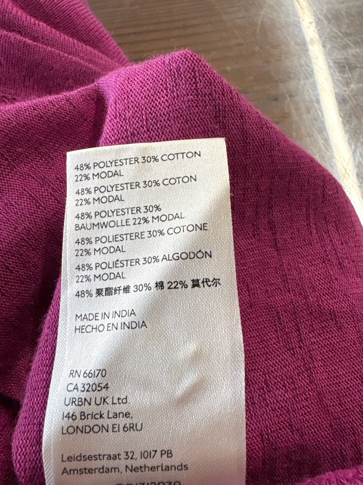 free people Size XS Fuschia Top