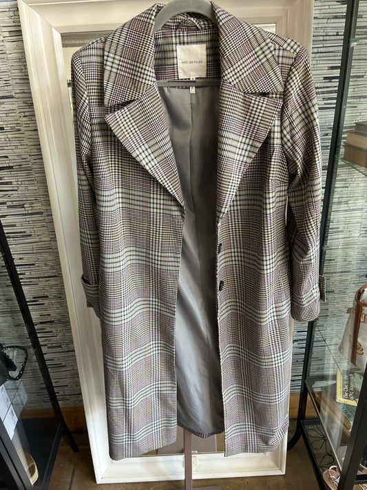 Avec Les Filles Size M multi Plaid Blazer
