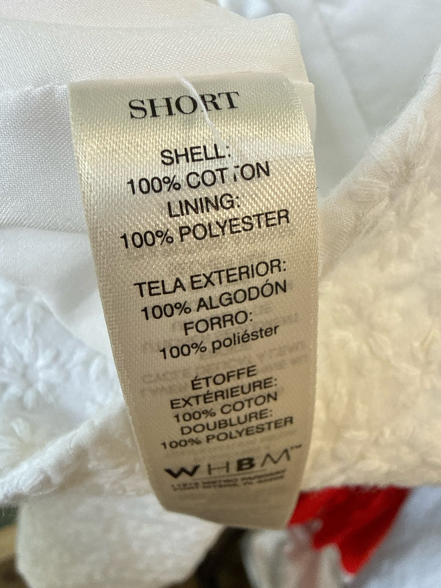 WHBM Size 10 White Shorts