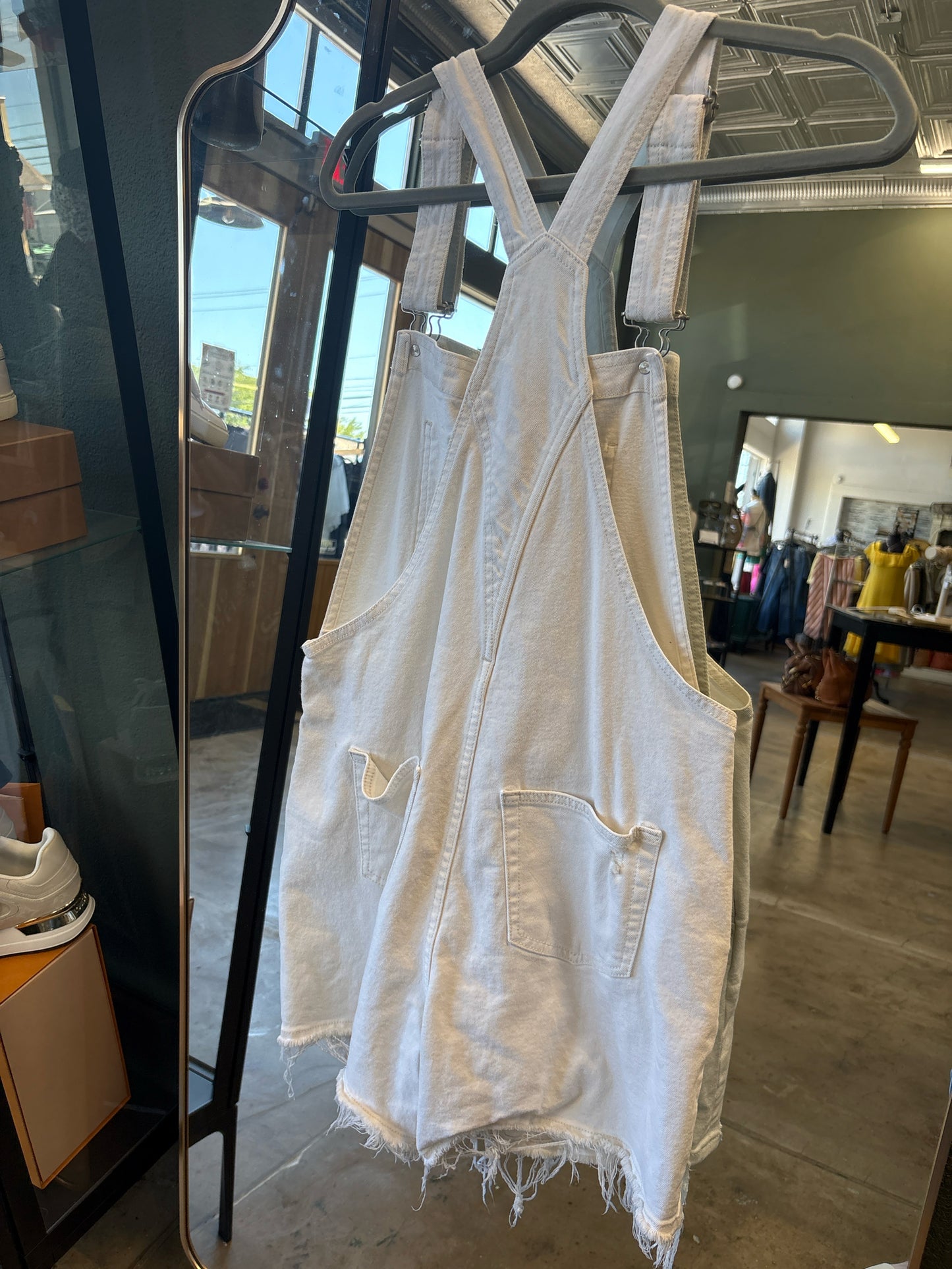 Daze Denim Size S White Overalls