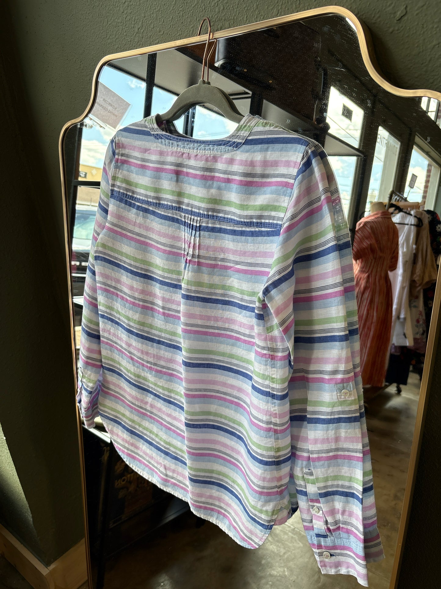 TALBOTS Size XS Blue/Purple Top