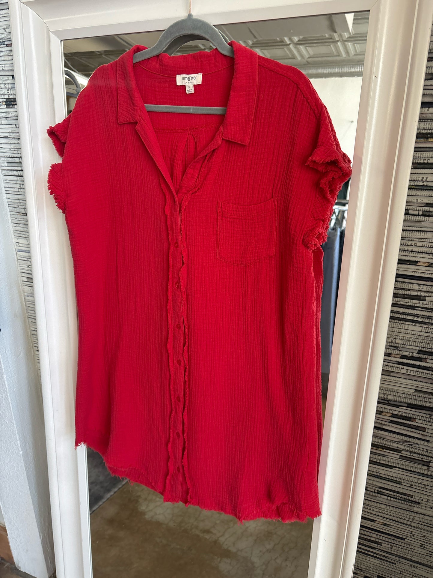 Umgee Size S Red Dress