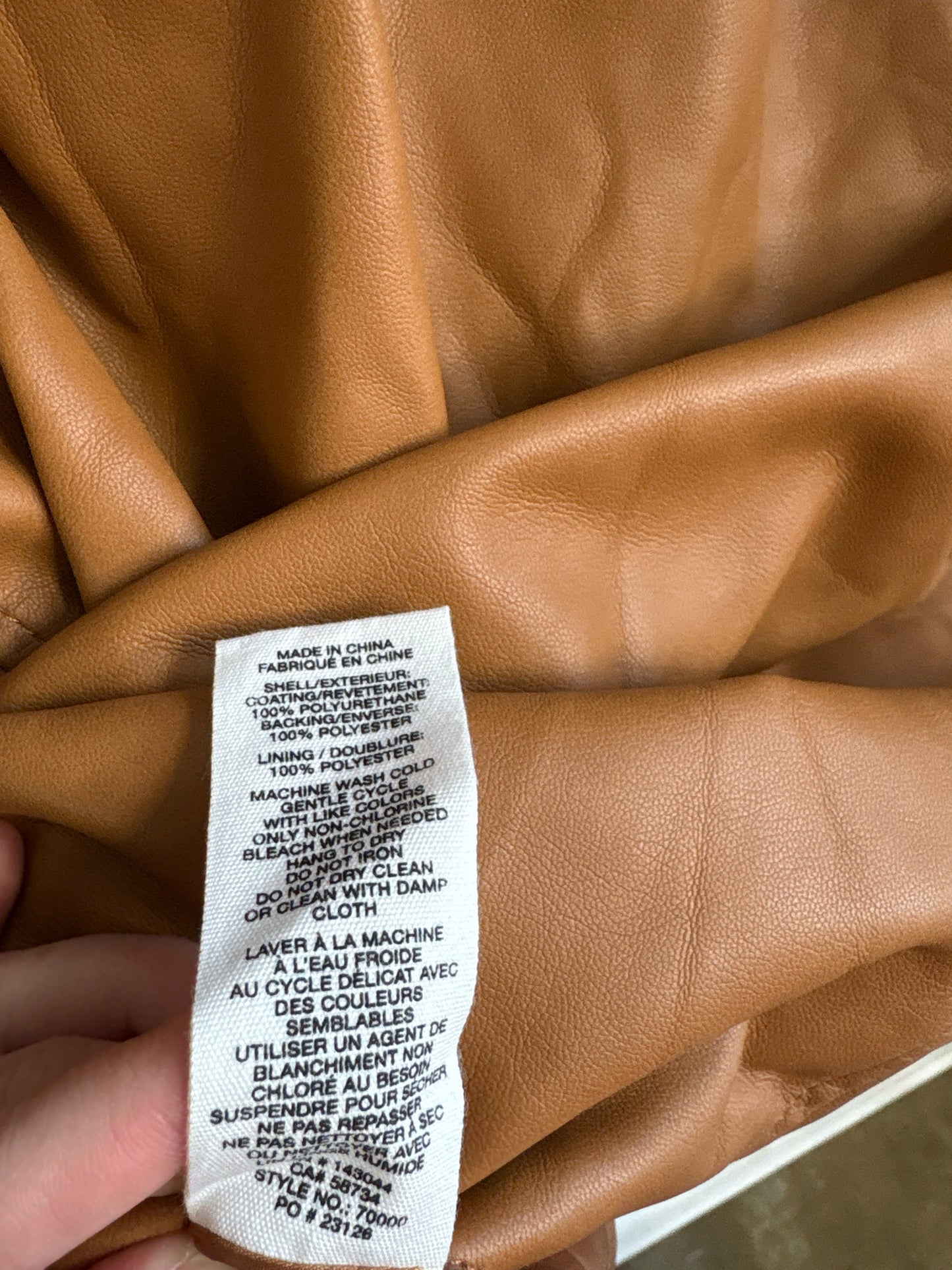 Avec Les Filles Size 2XL Caramel Jacket