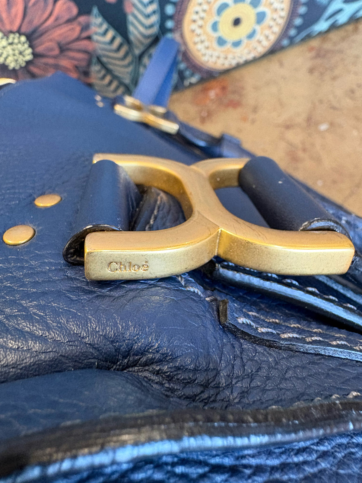 Chloe Navy Luxury