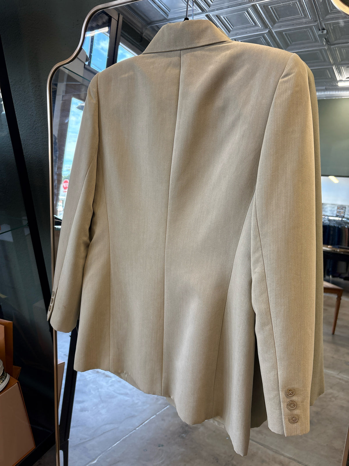 linda allard ellen Tan Blazer