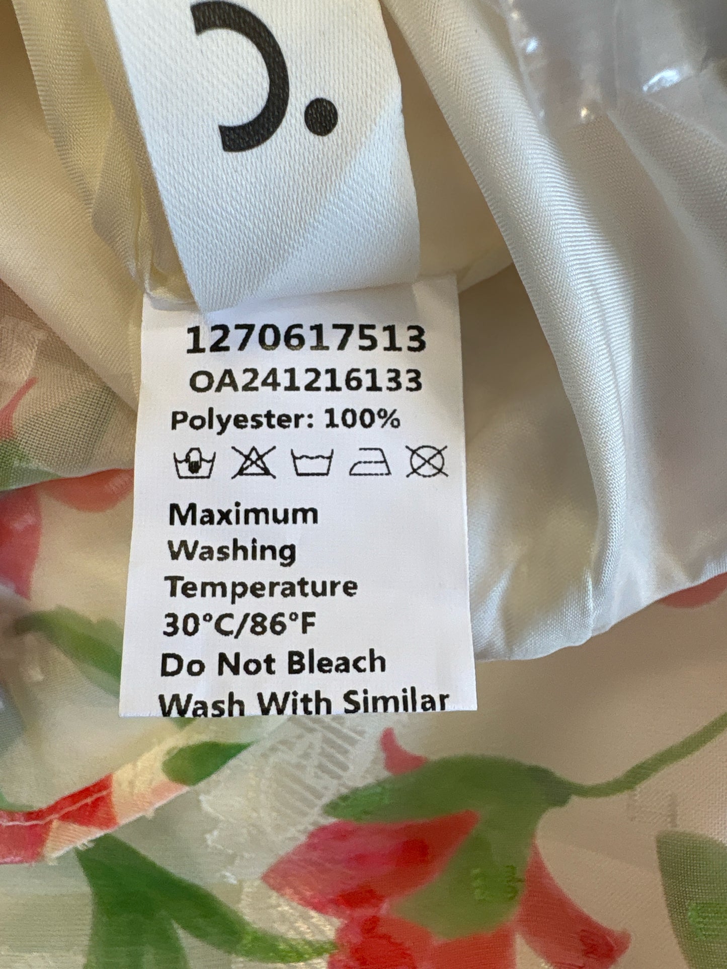 Commense Size S cream print Dress