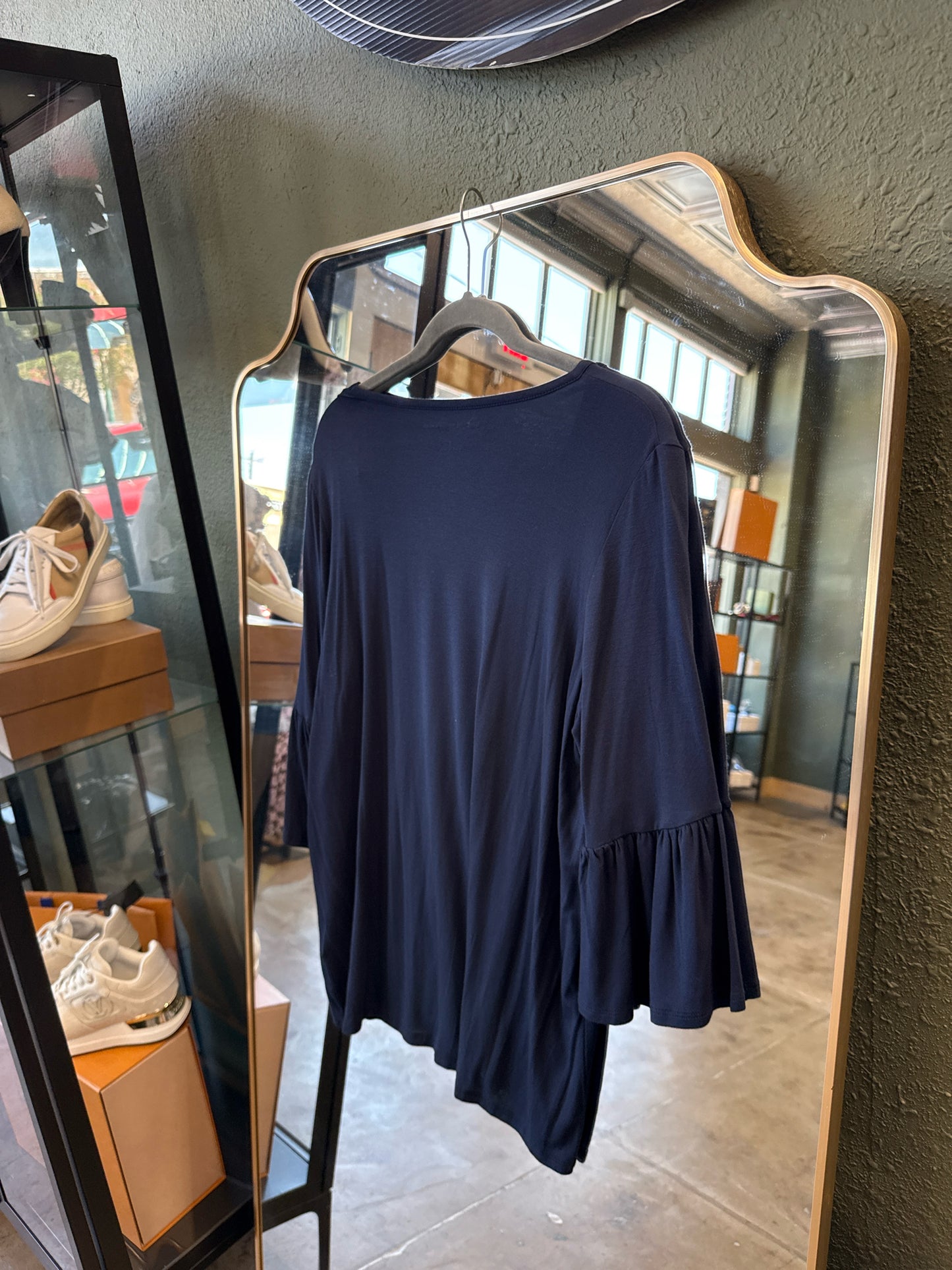 Draper James Size L Navy Tee