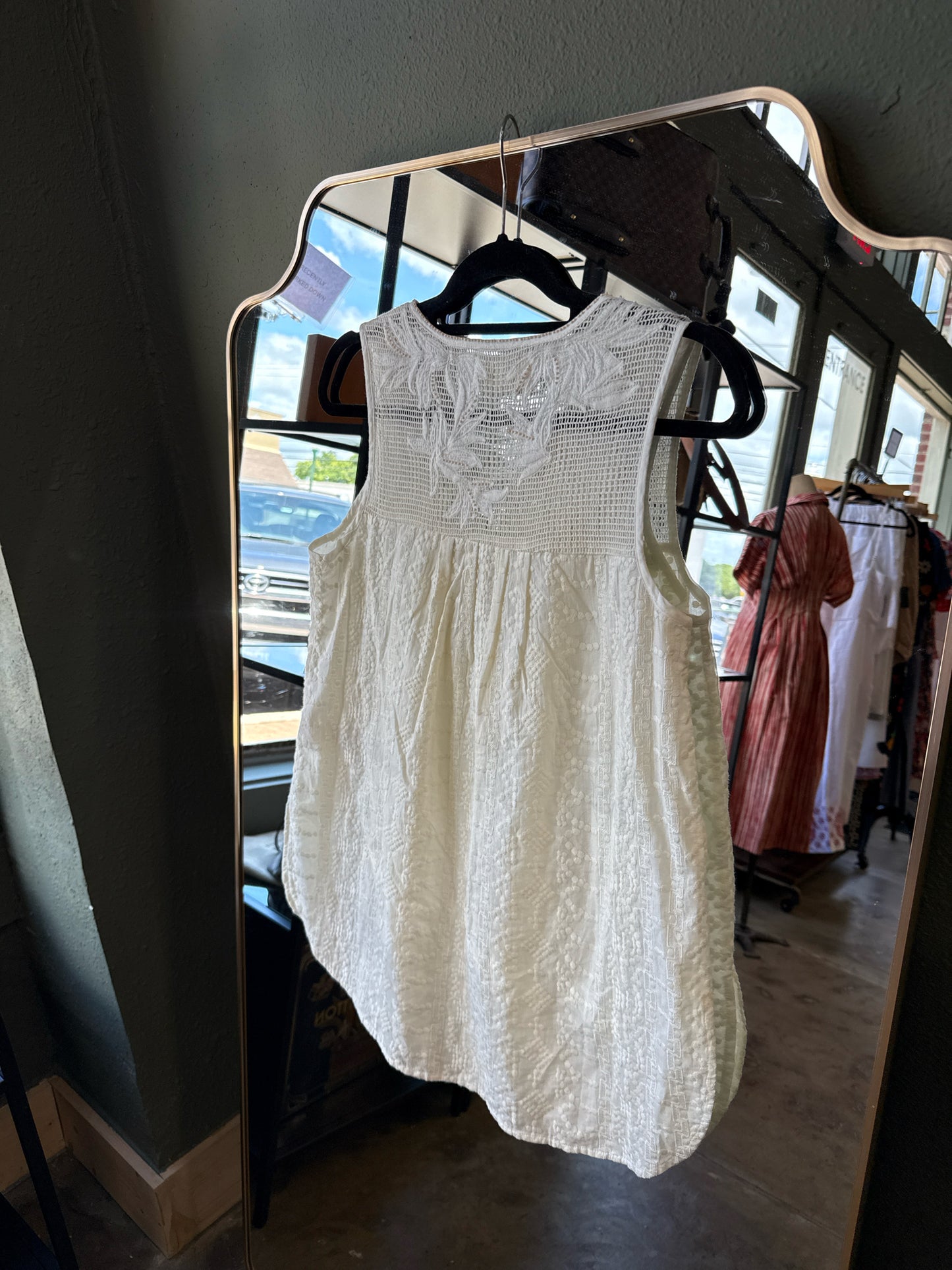 Anthropologie Size S Ivory Dress