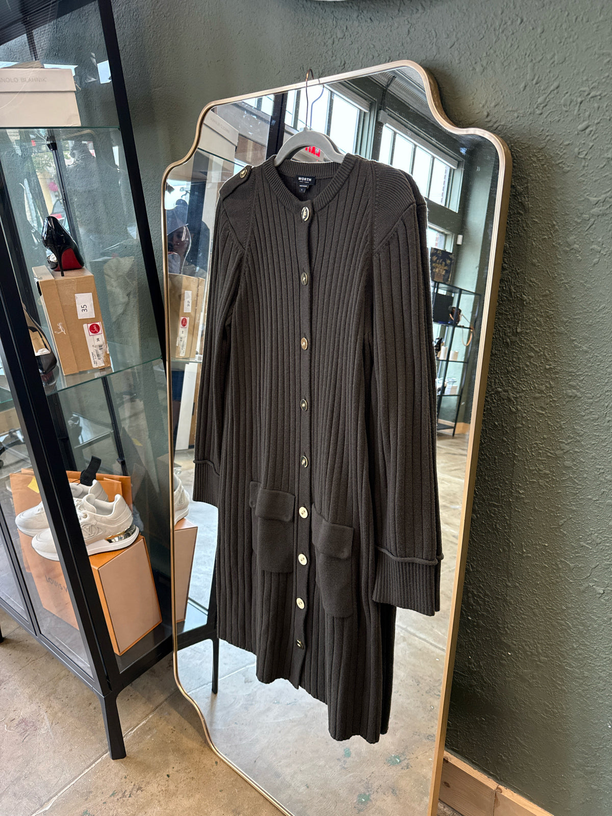 Worth Size L Green Dress