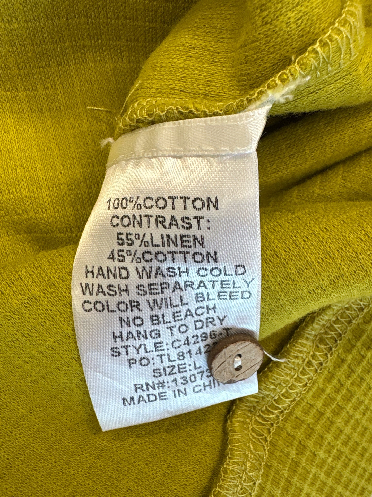 Umgee Size L Green Top