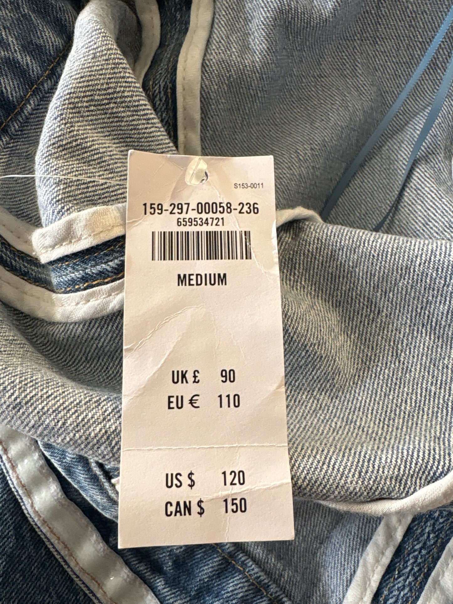 Abercrombie & Fitch Size M Jean Overalls