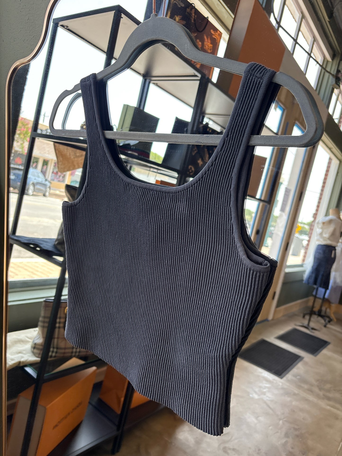 Quince Size M Charcoal Top