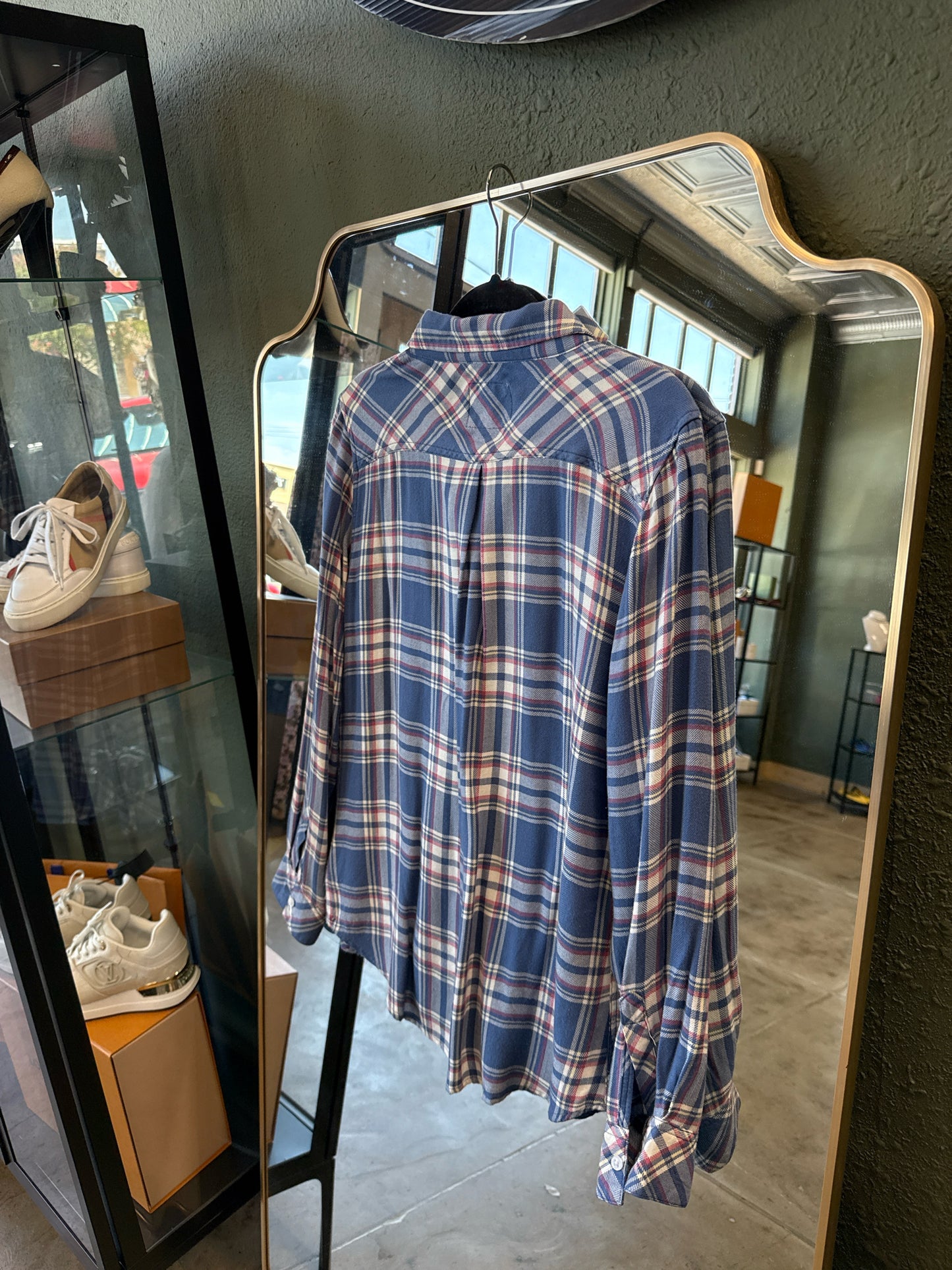 Rails Size M Blue/Red Top