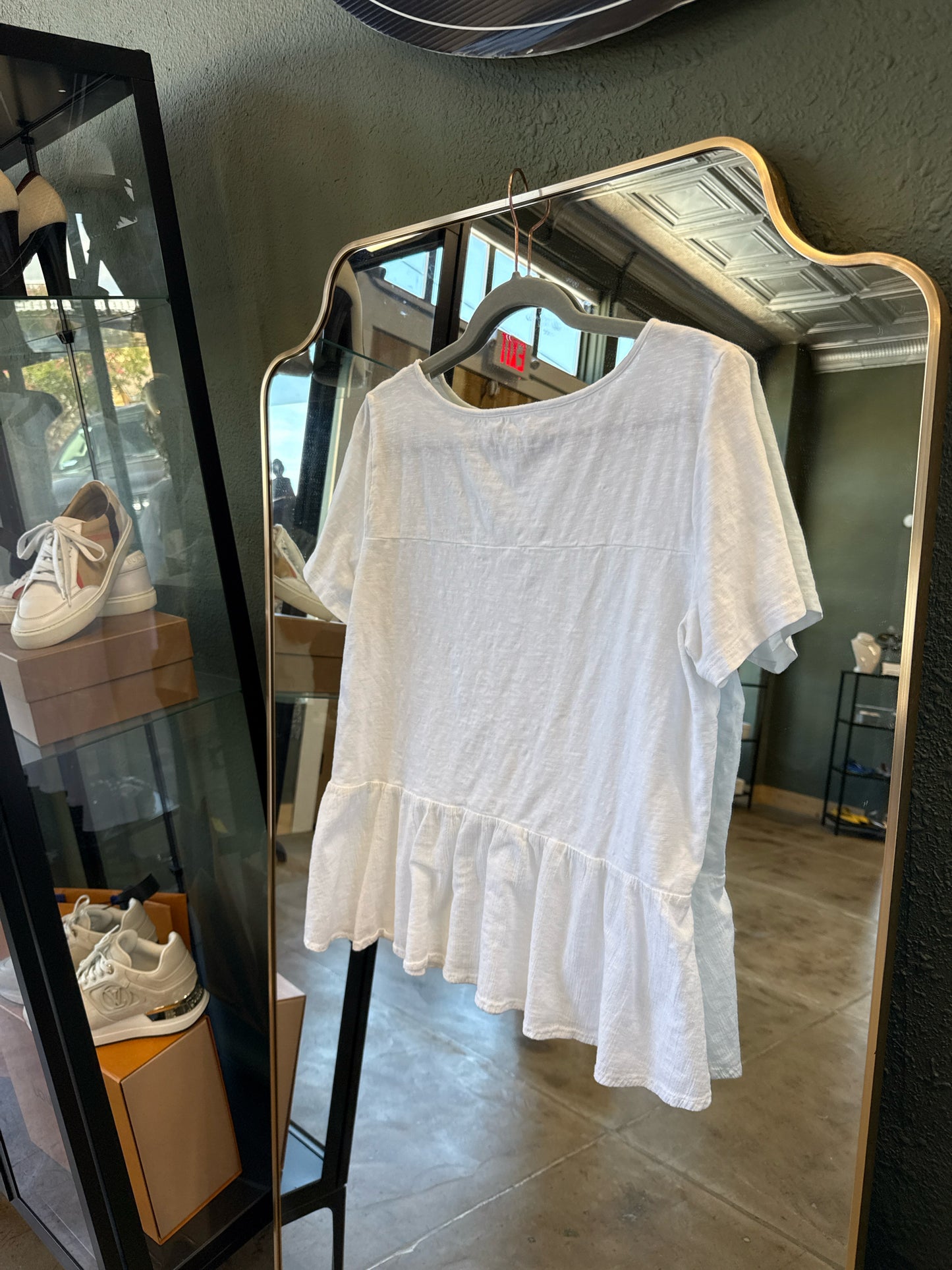 TALBOTS Size L White Top