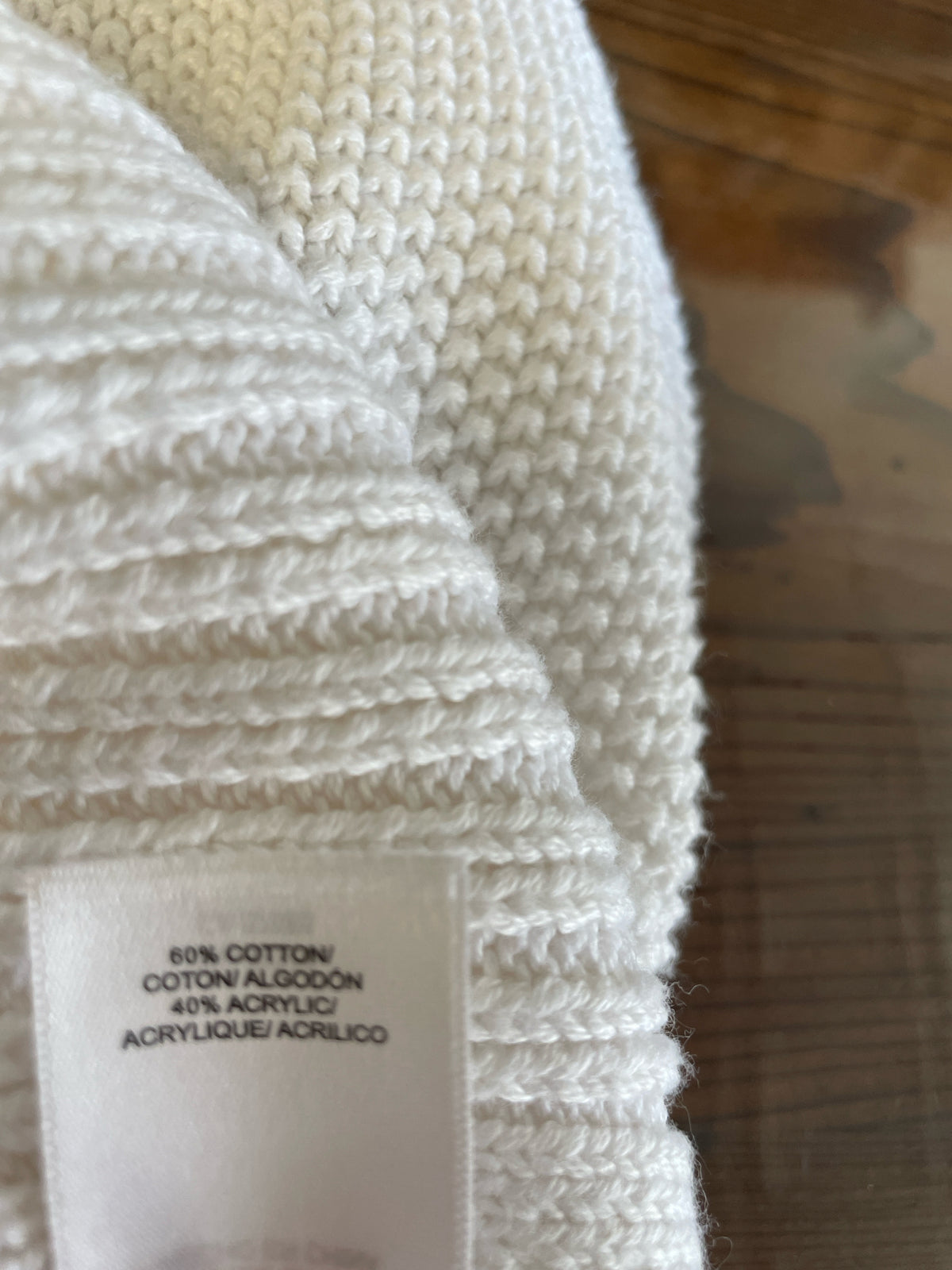 Lucky Brand Size S White Sweater