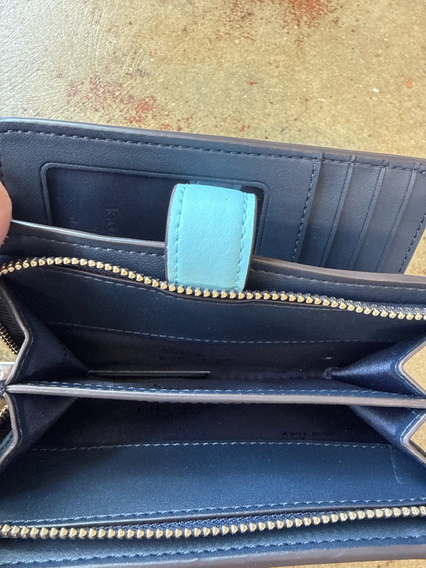 Kate Spade Blue Wallet/Wristlet