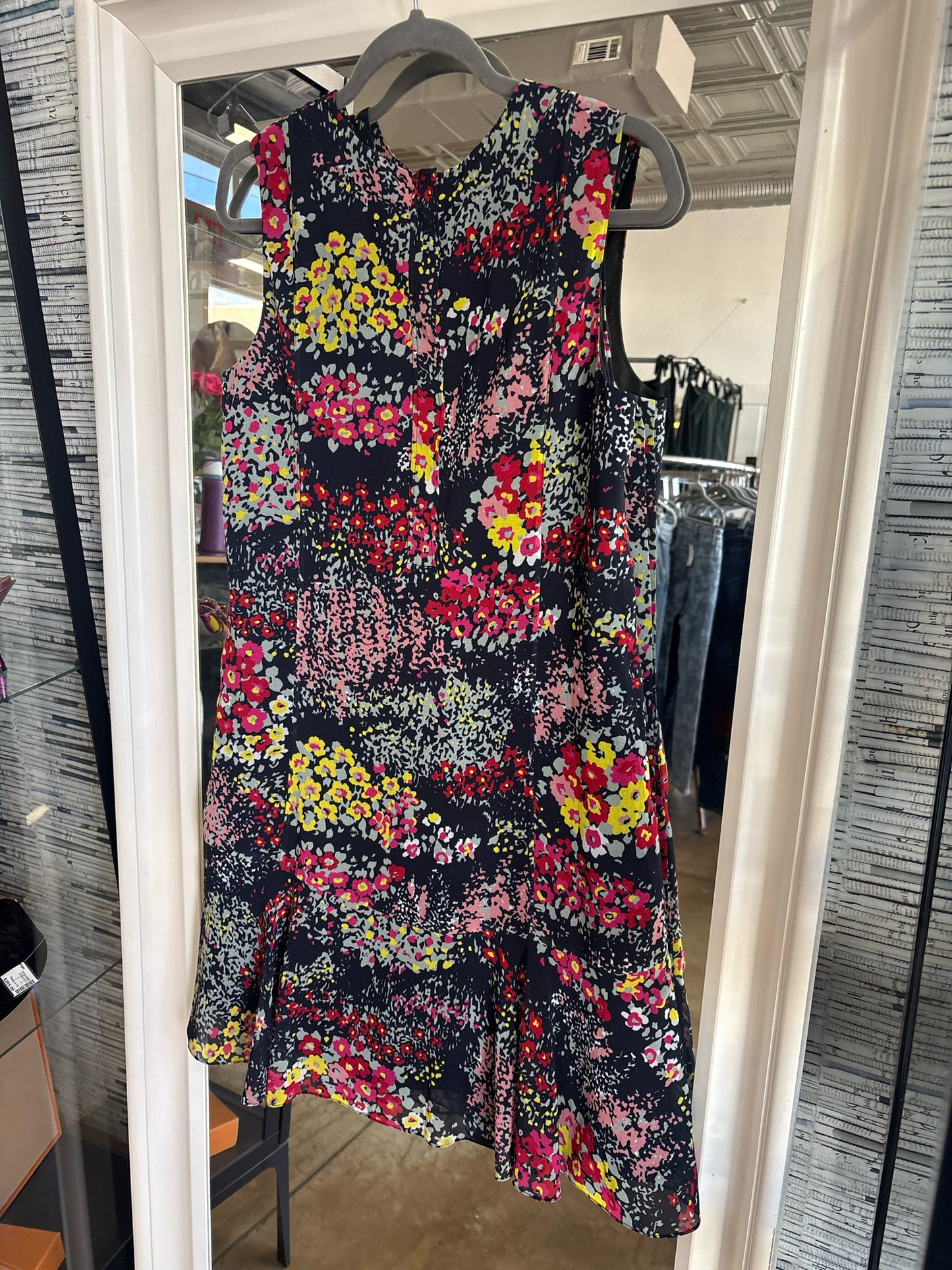 Jason Wu Size 4 Black/Multi Sleeveless Dress