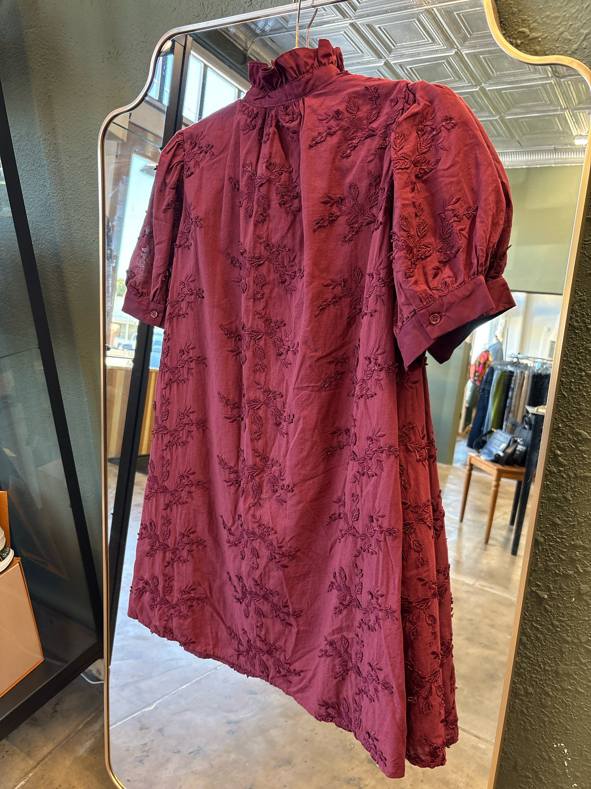 entro Size M burgandy Dress