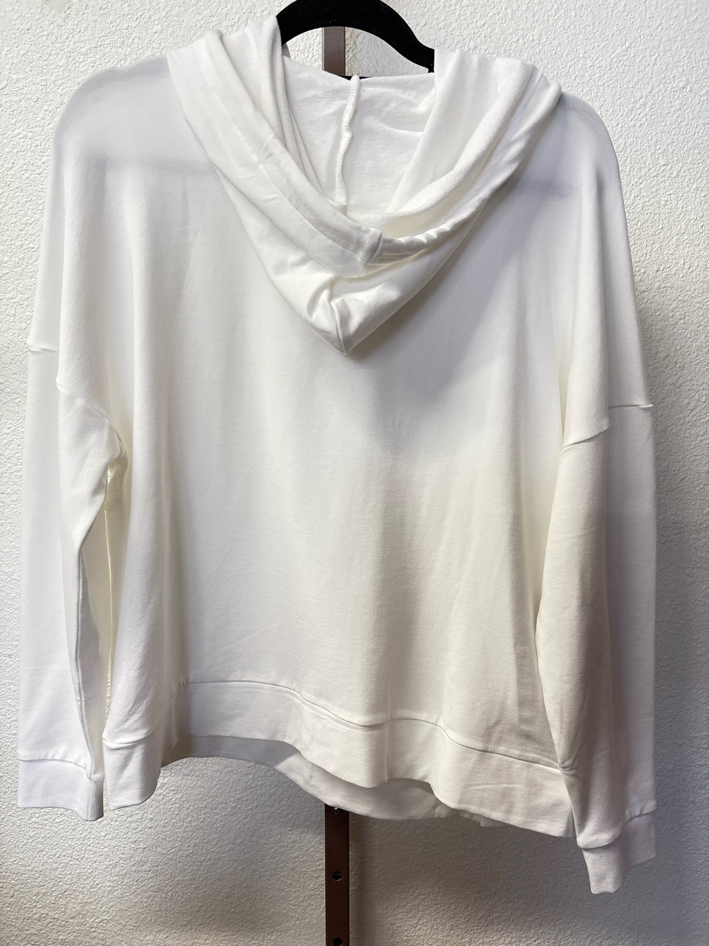 Cabi Size M White Hood Sweatshirt/Hoodie