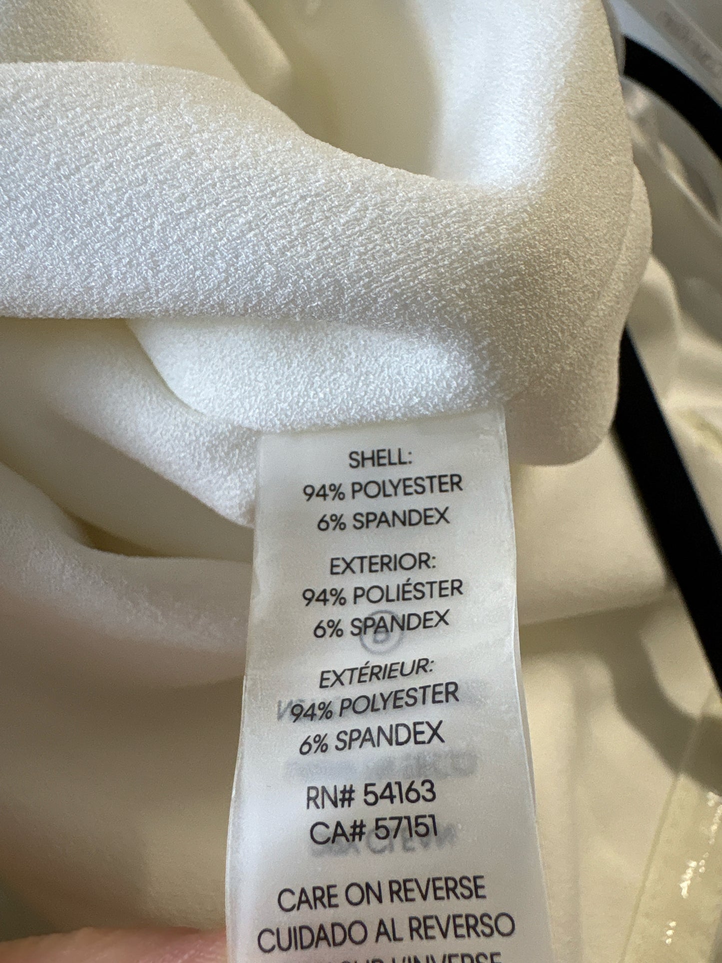 Calvin  Klein Size 14 Ivory Formal