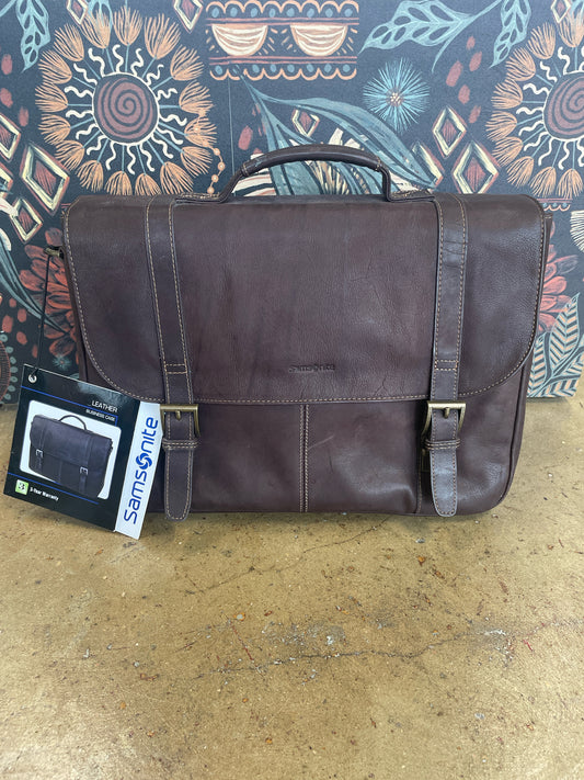 Samsonite Brown Leather Bag
