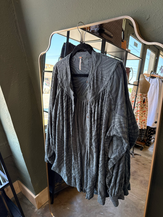 free people Size S Green Top
