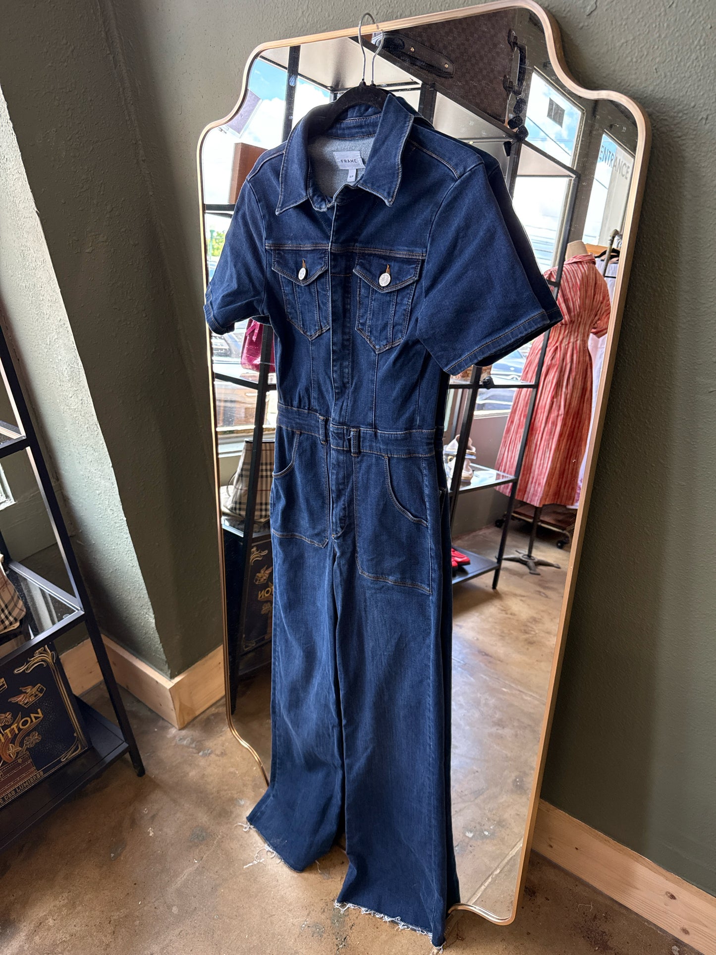 FRAME Size S Denim Romper