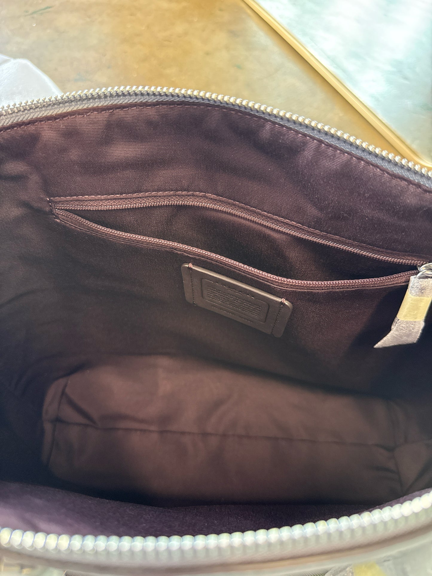 COACH Gray Purse