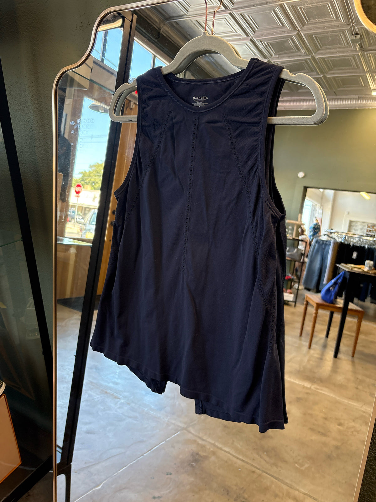 ATHLETA Size S Navy Top