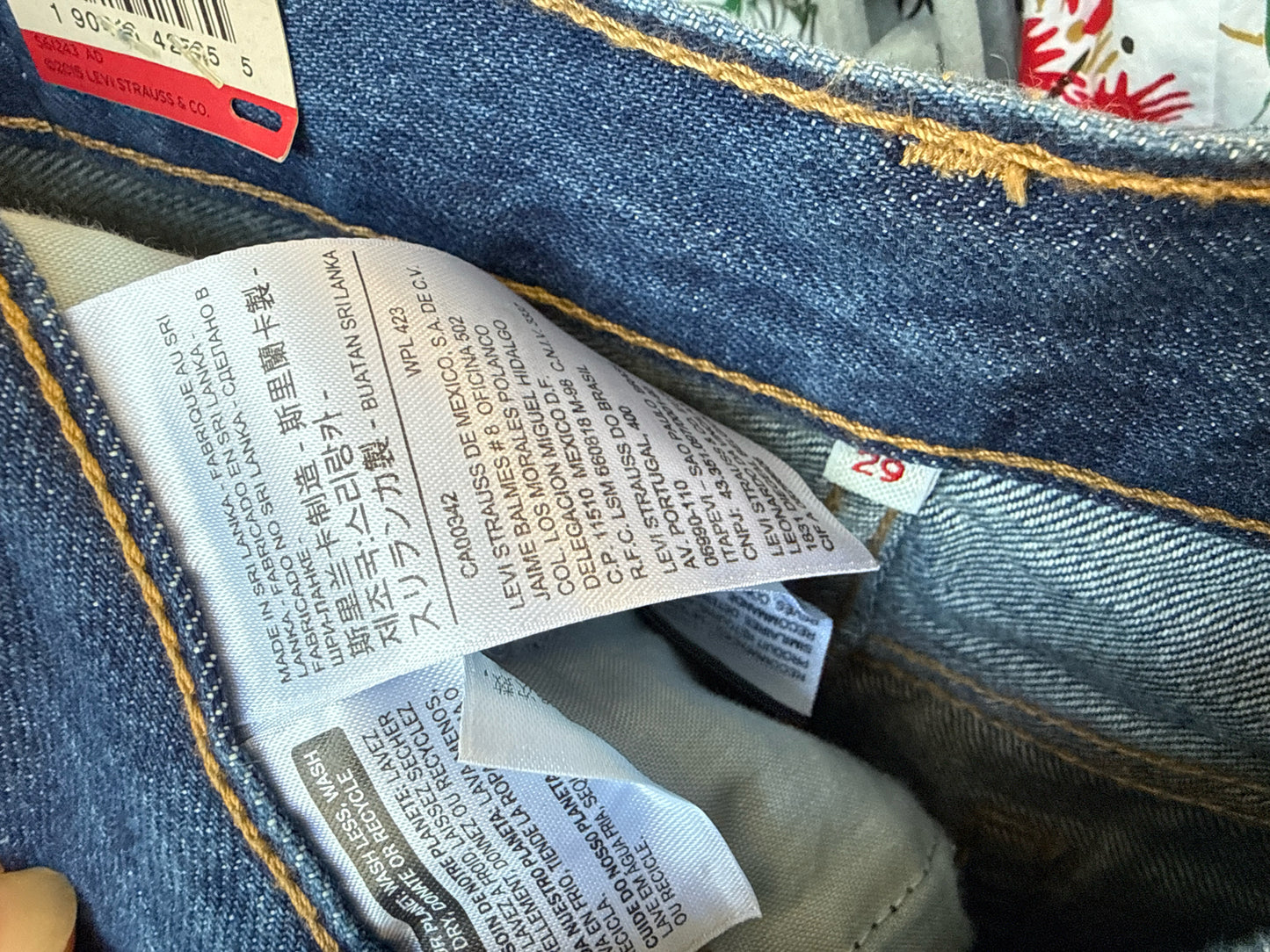 Levi Size 29 Denim Skirt