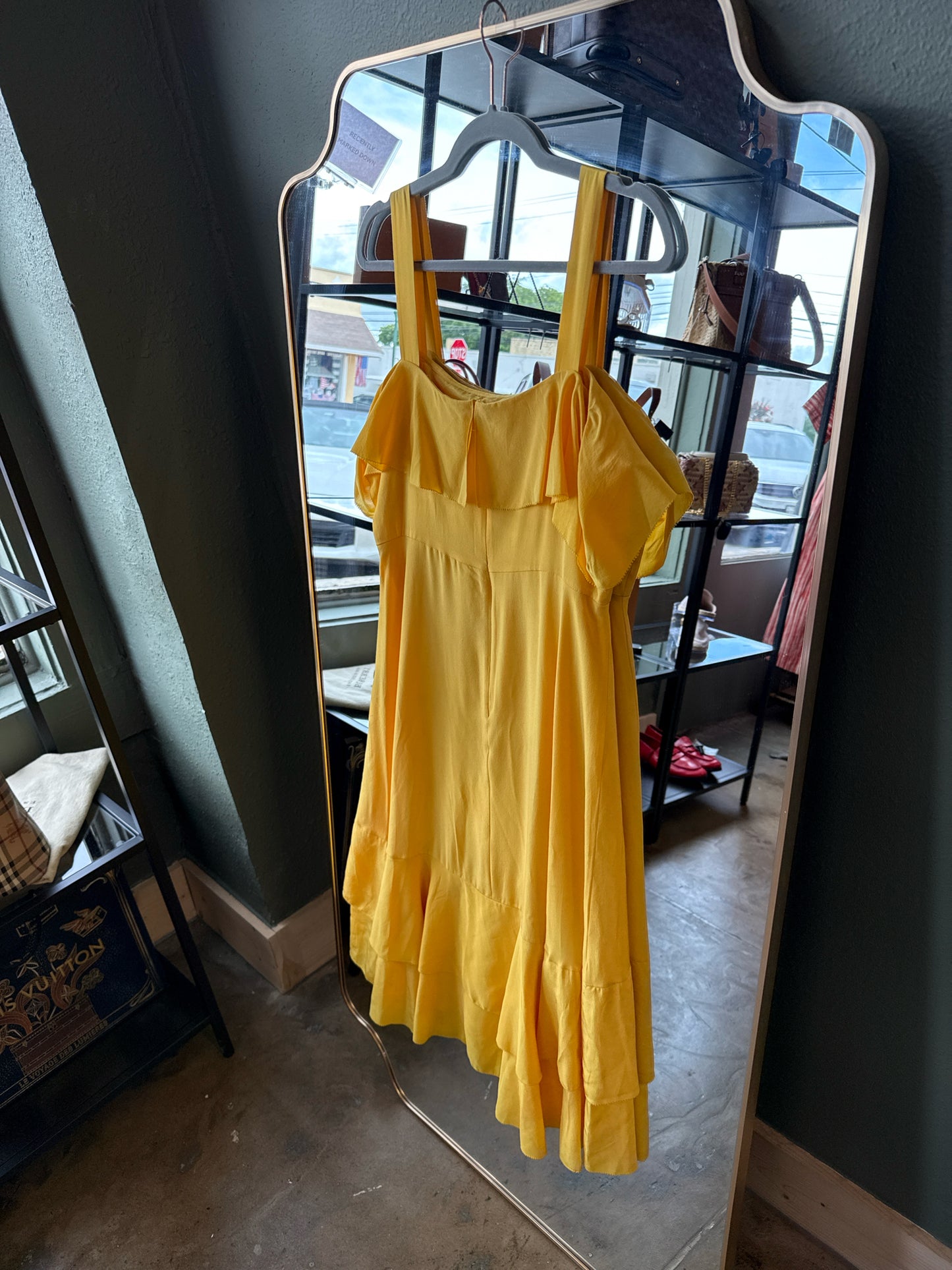 Jcrew Size 10 Yellow Dress