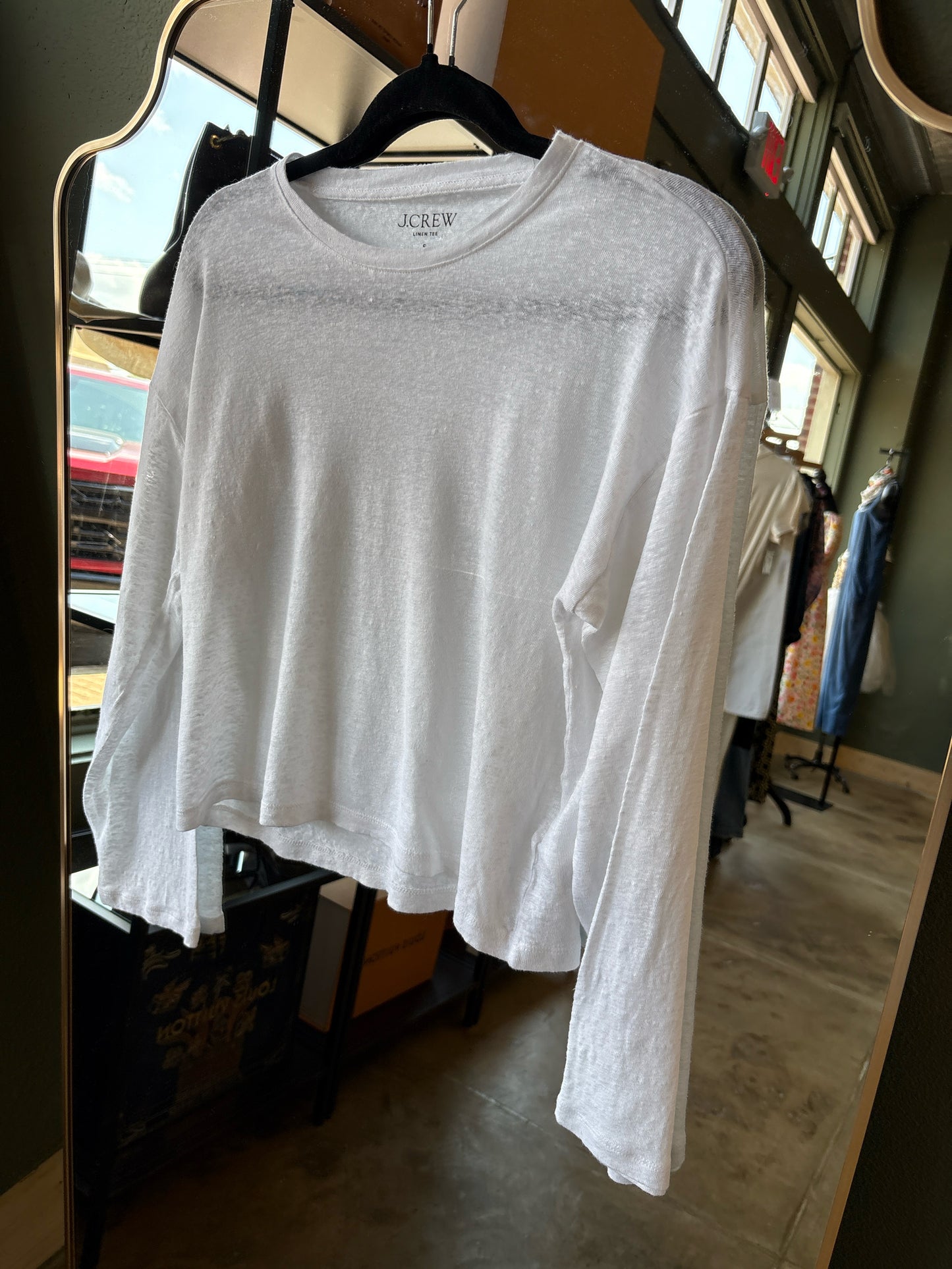J. CREW Size S White Top