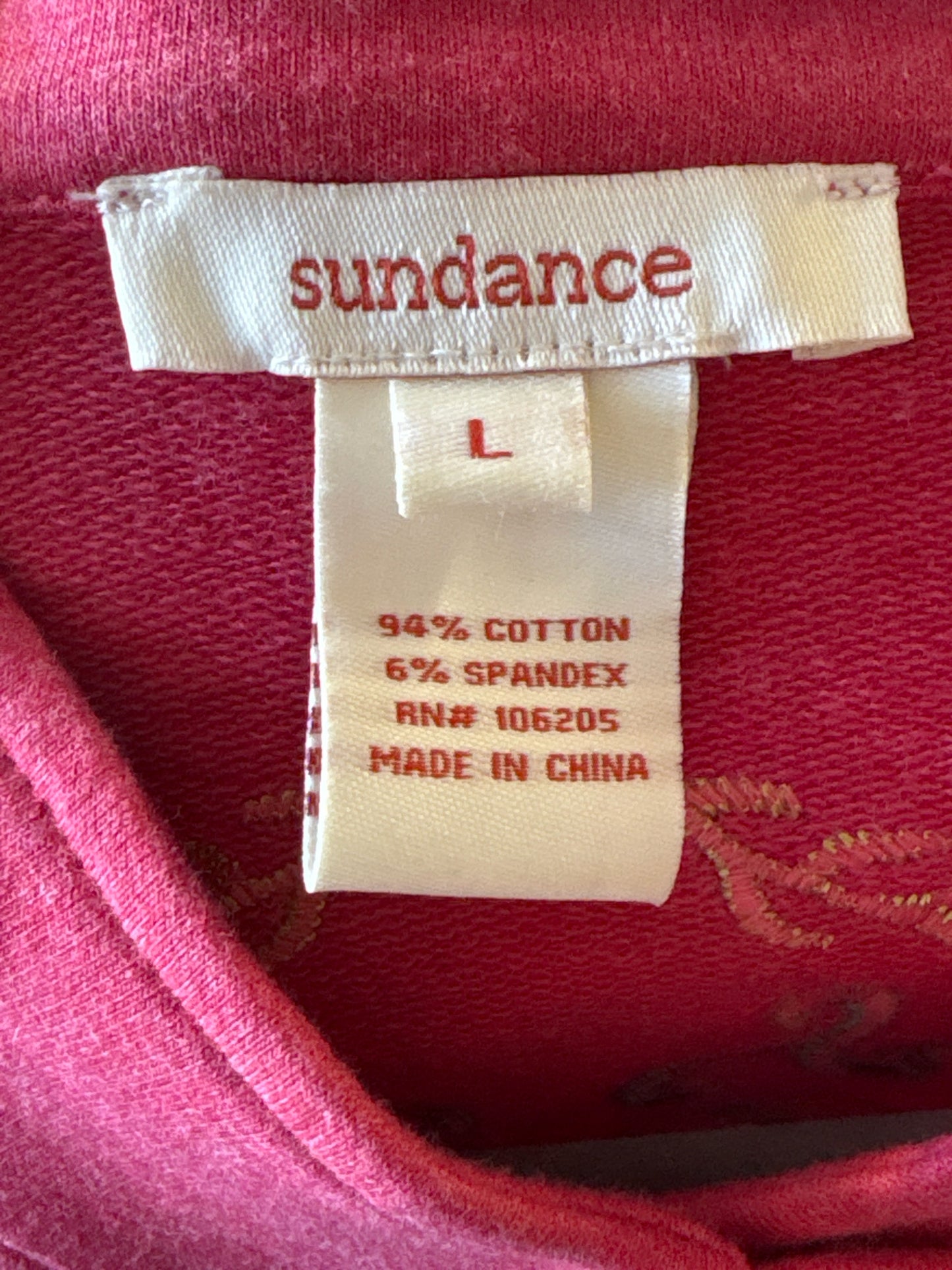 sundance Size L Orange/Multi Embroidered Jacket