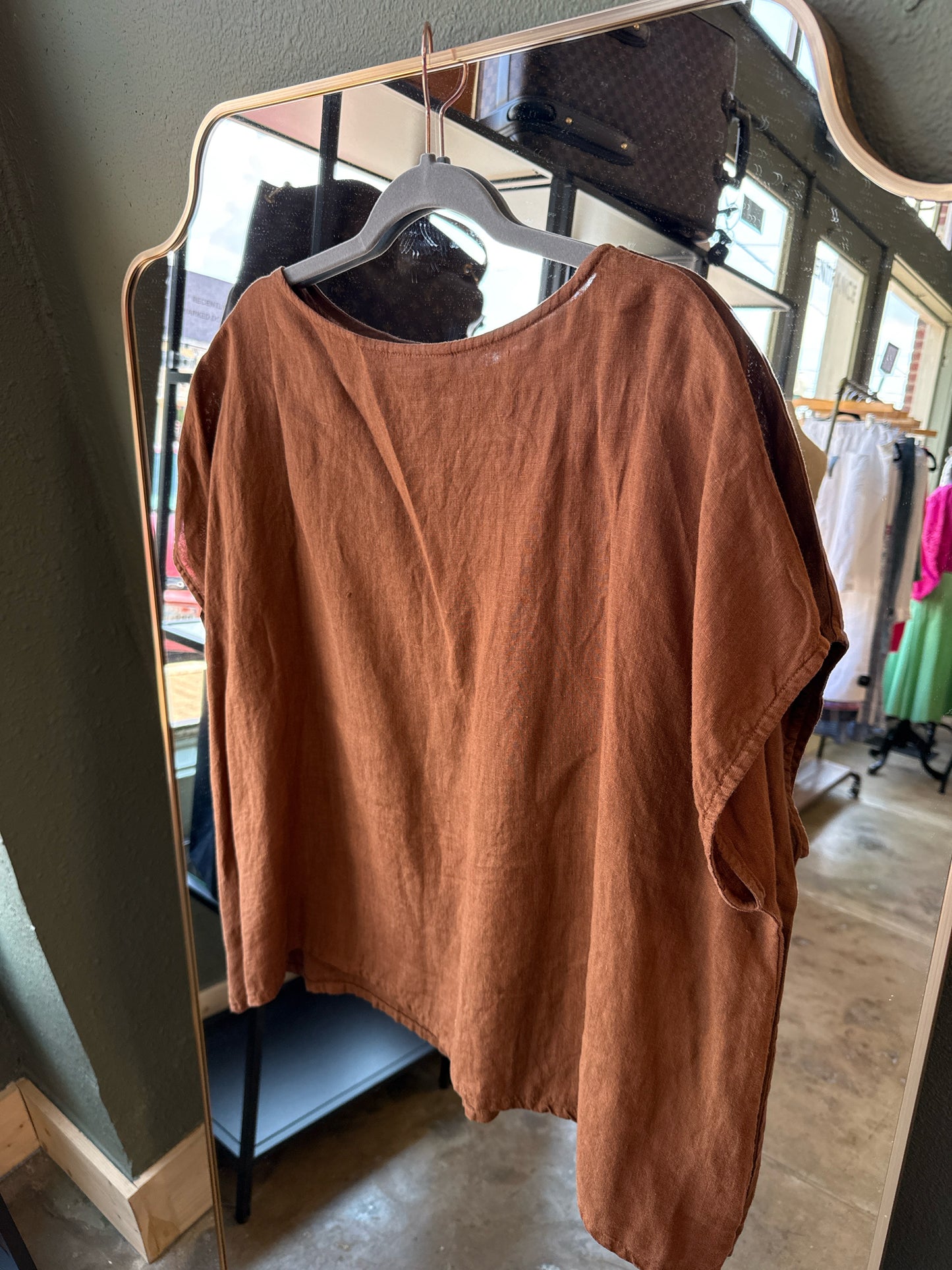Bryn Walker Brown Top