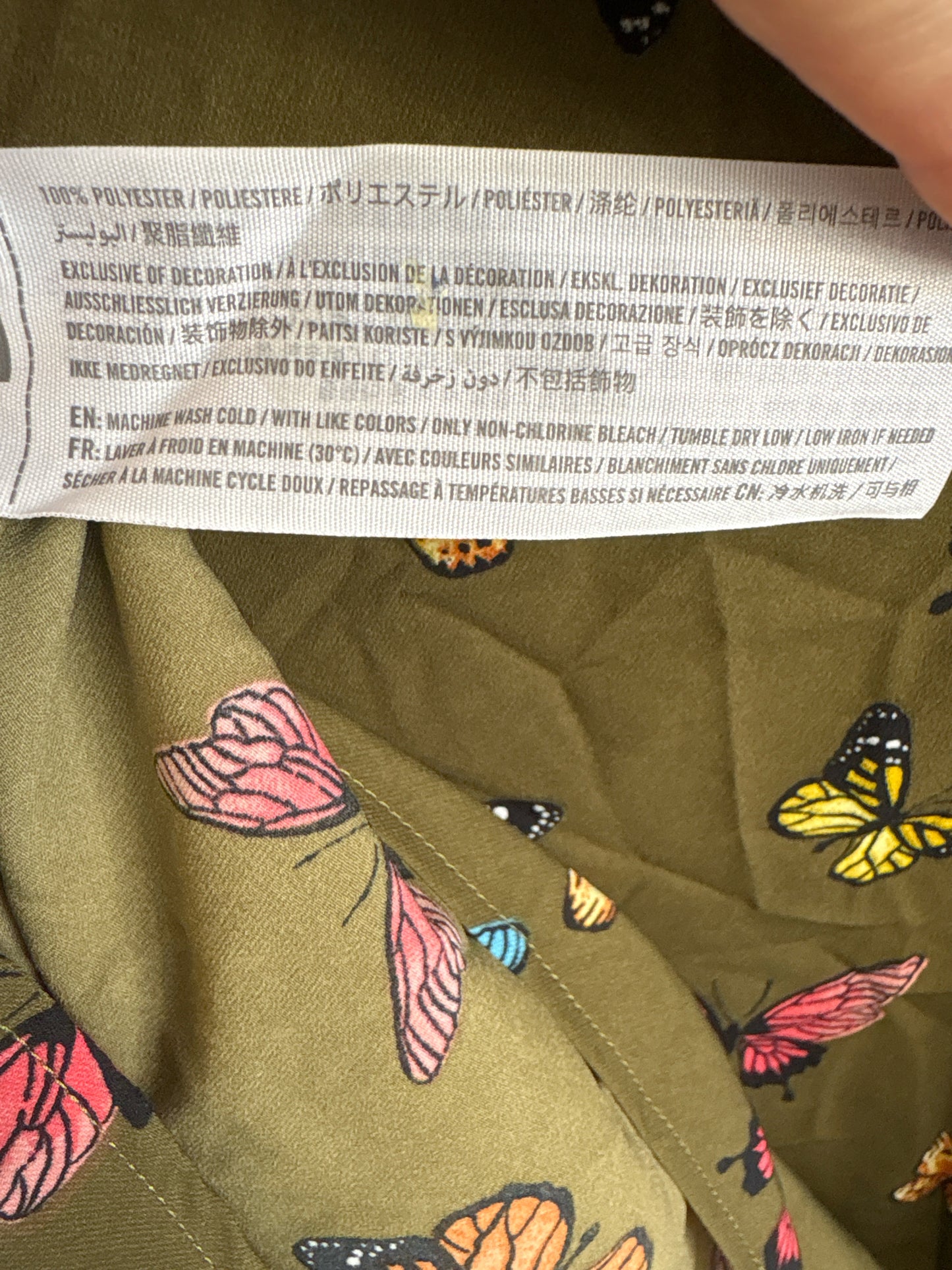 Abercrombie & Fitch Size M green and multi Dress