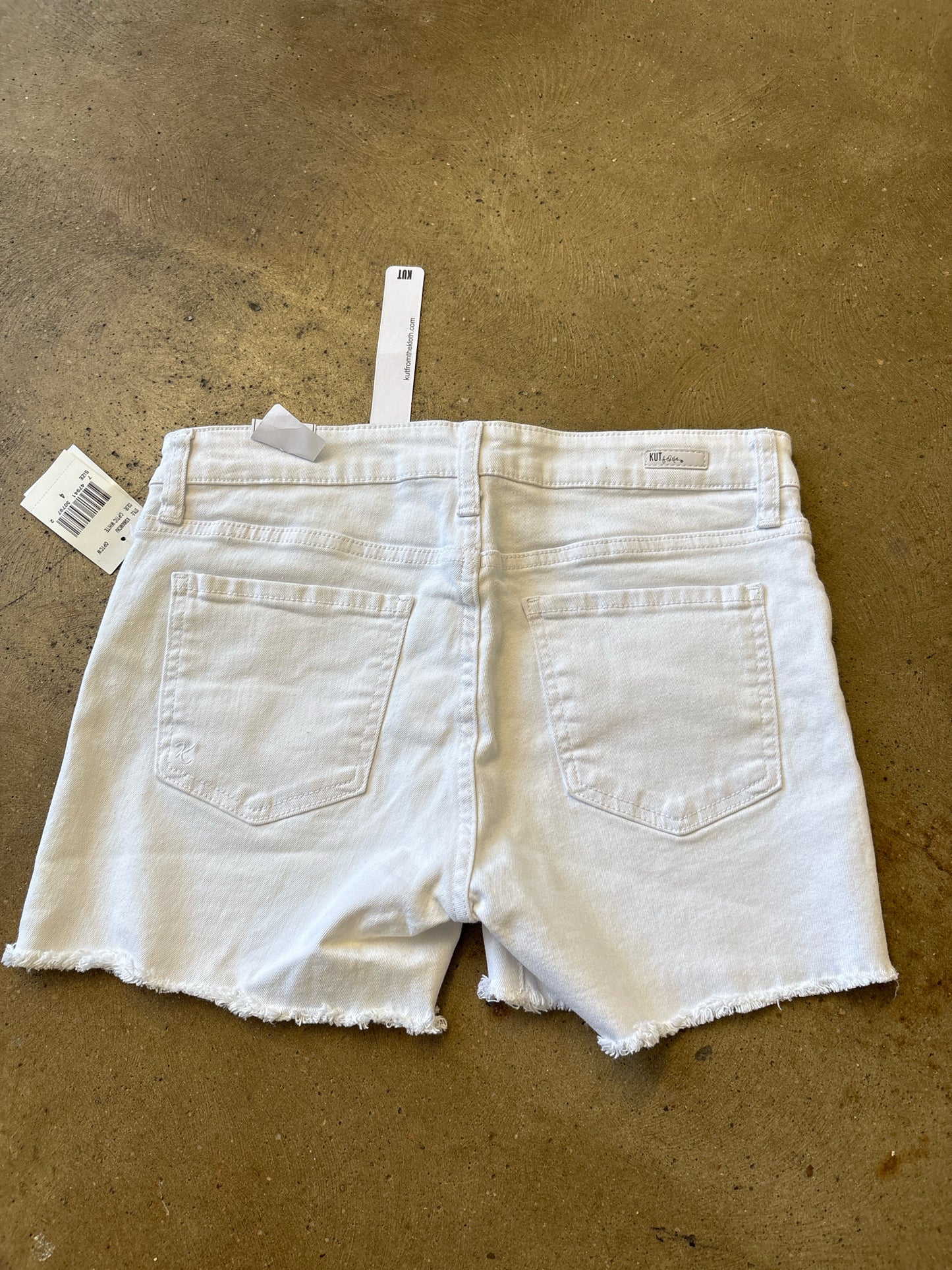 KUT Size 4 White Shorts