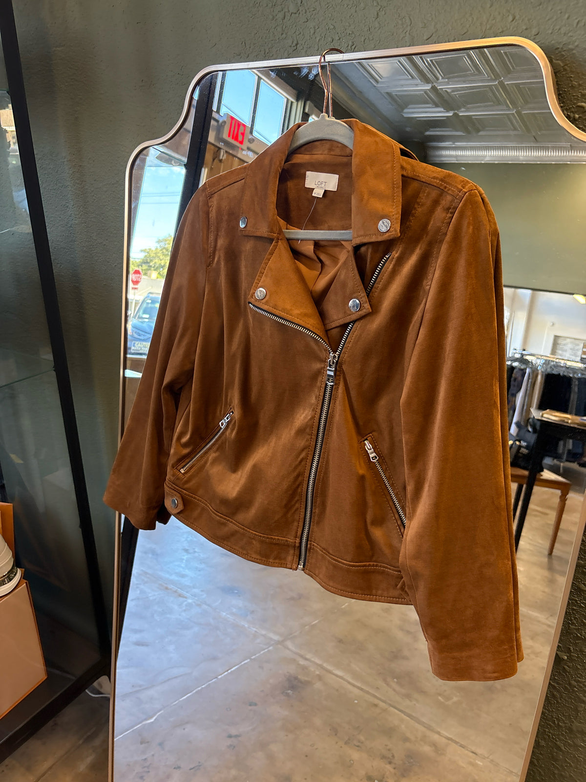 LOFT Size MP Brown Jacket