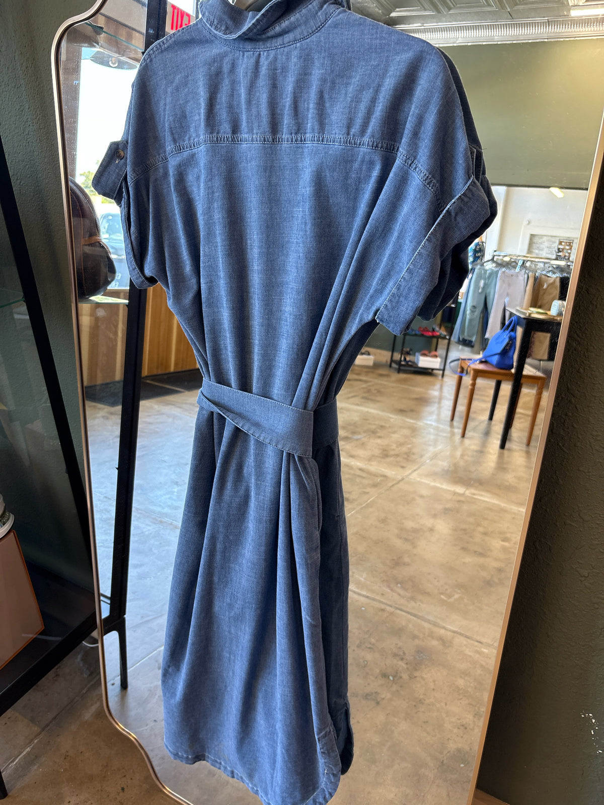 CHICO'S Size M Denim Dress