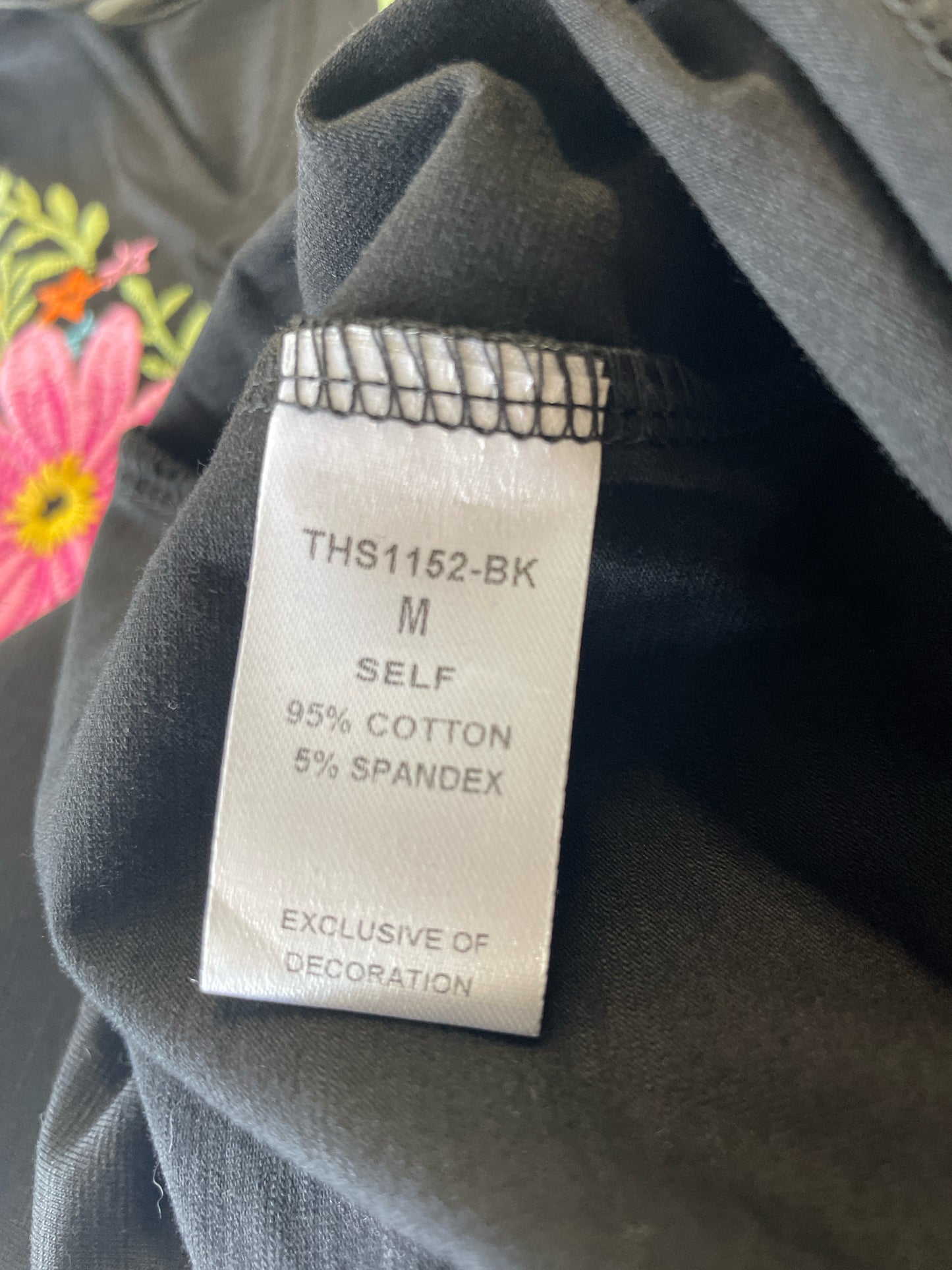 THML Size M black multi Top