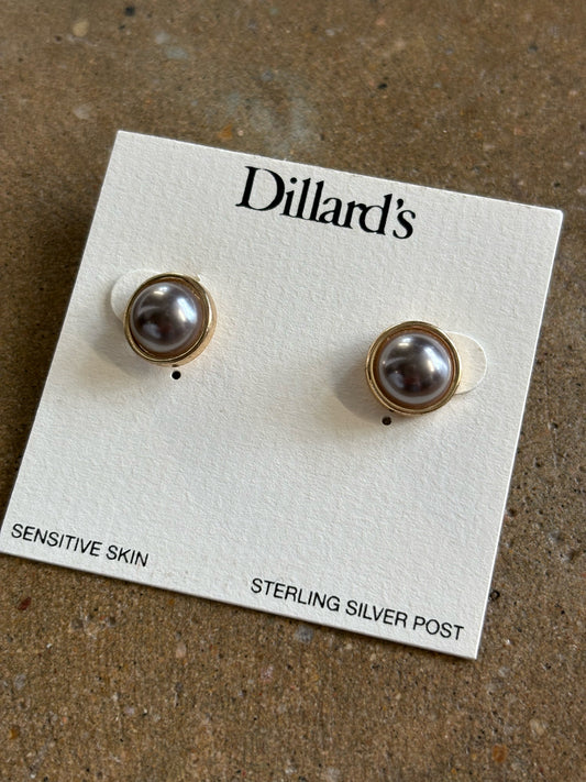 Dillard's Silver/Gold Stud Earrings