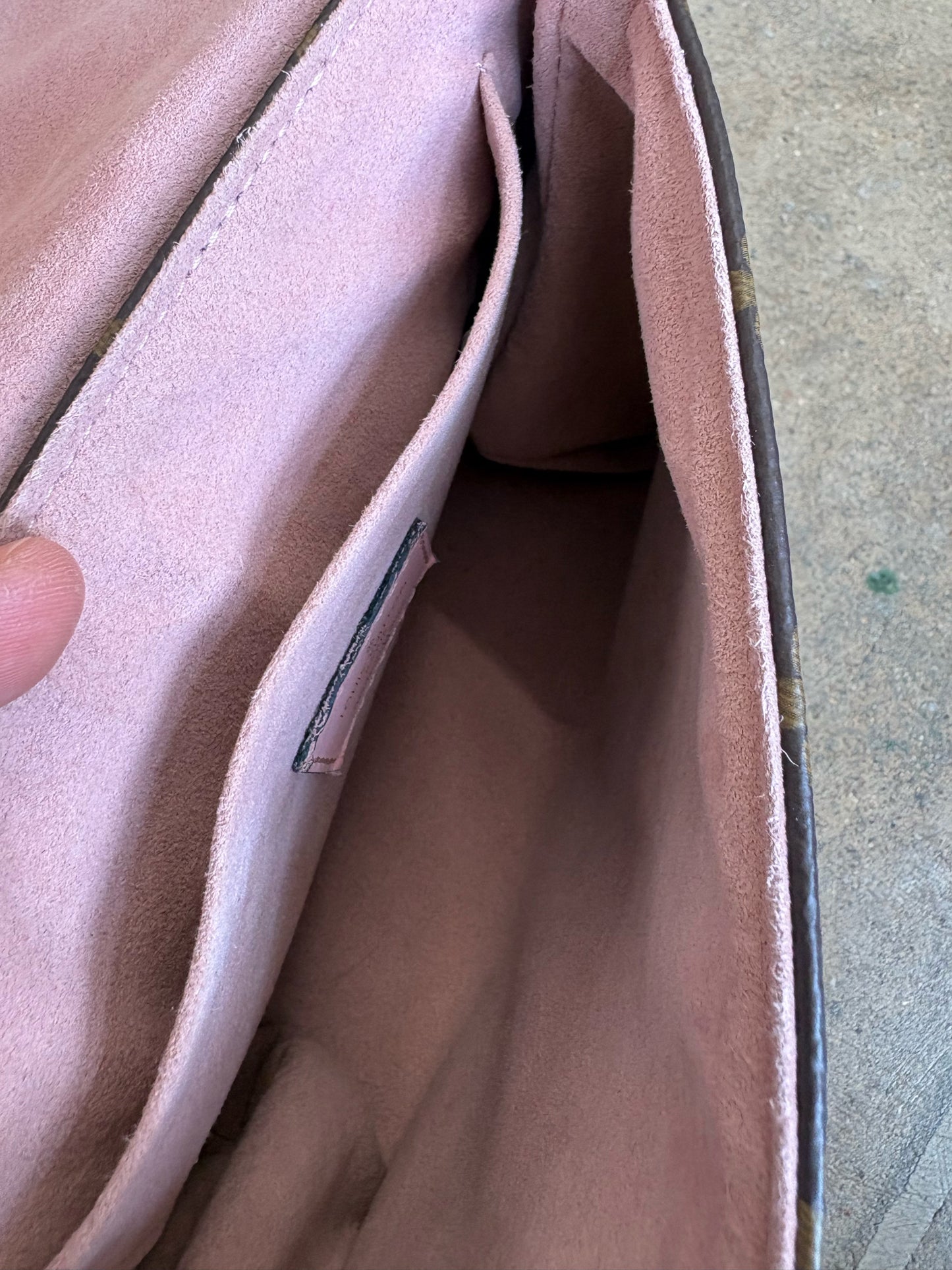 Louis Vuitton Brown/Pink Purse