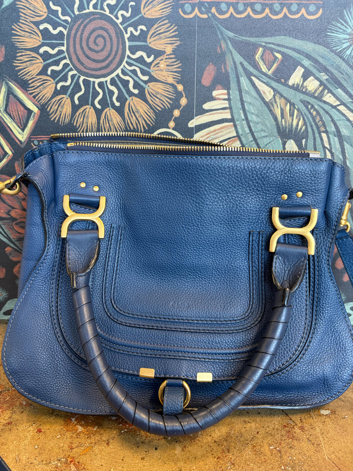 Chloe Navy Luxury