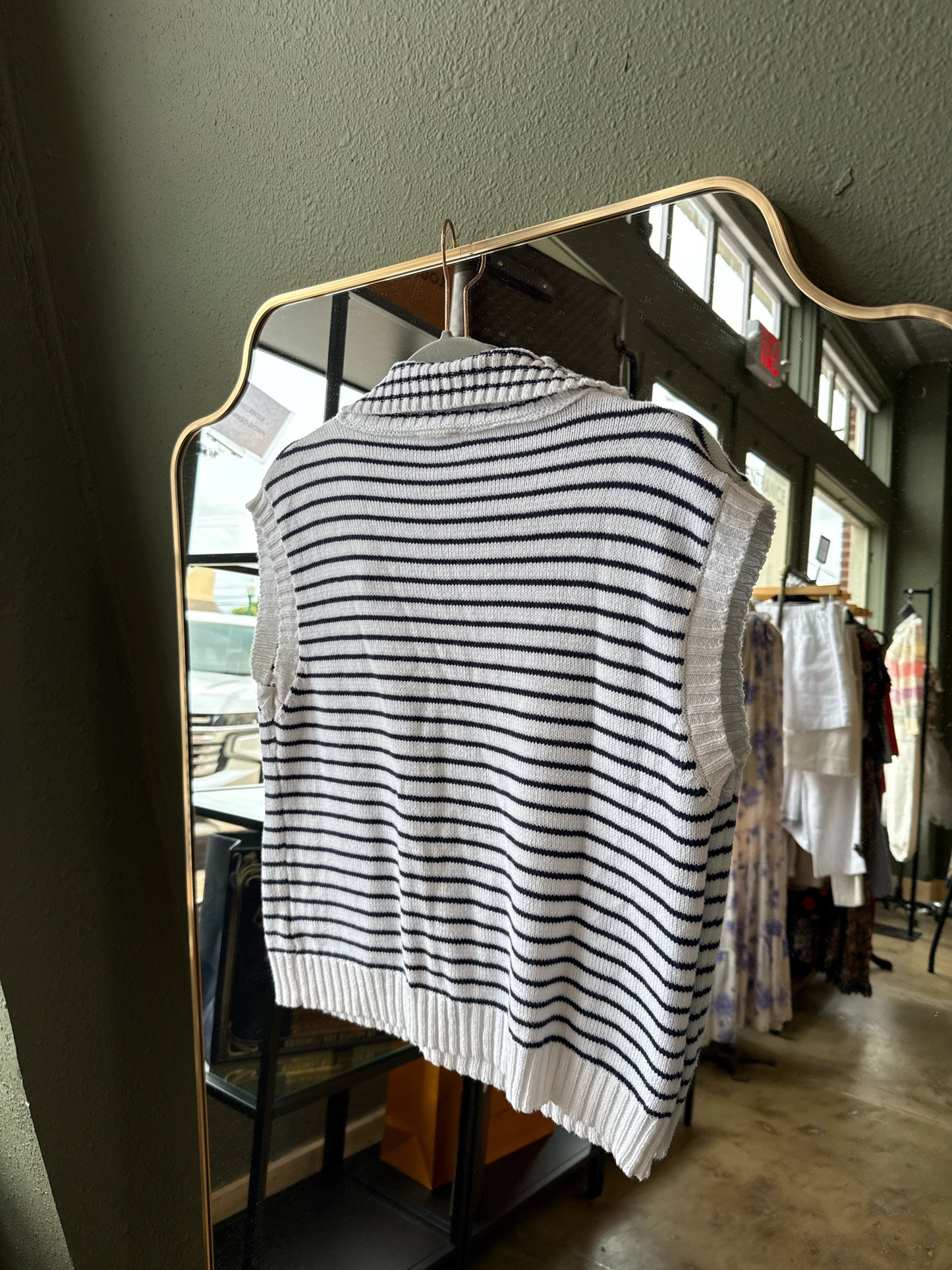 Jodifl Size S White/Blue Top