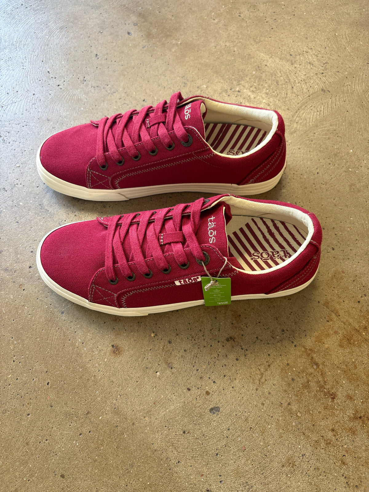 TAOS Shoe Size 10 Red Sneakers
