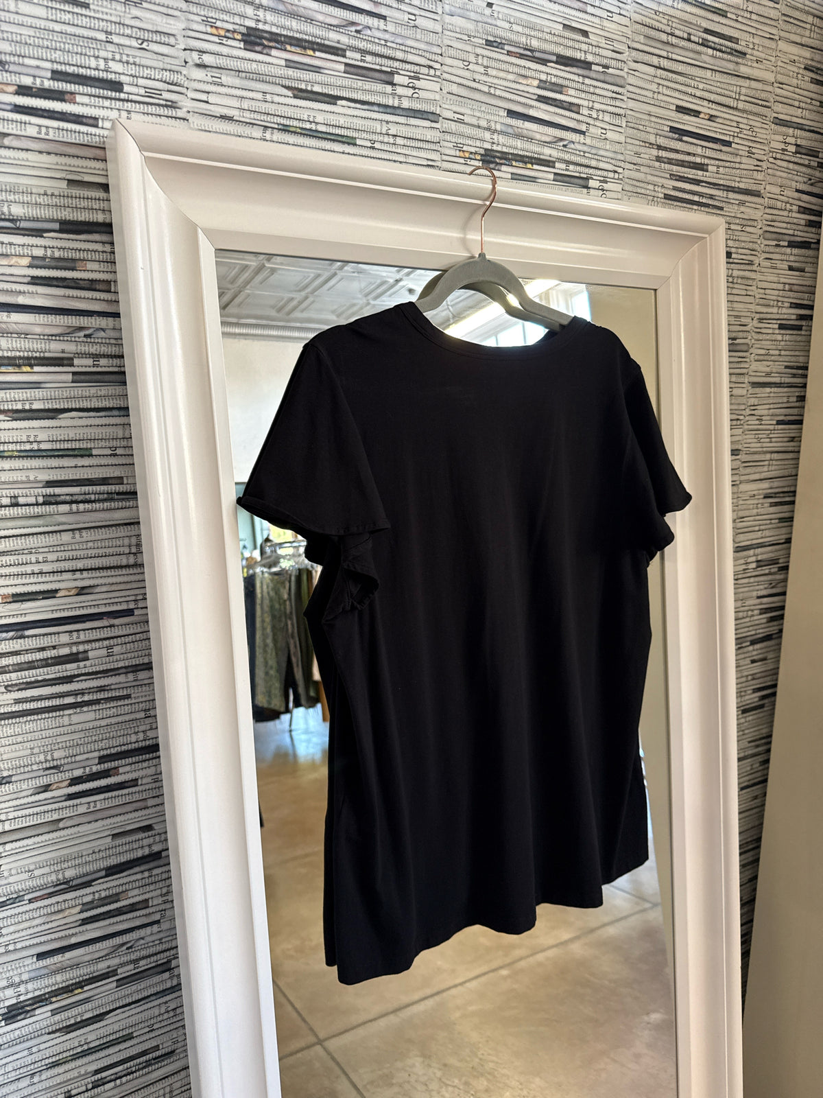 CHICO'S Size XL Black Top