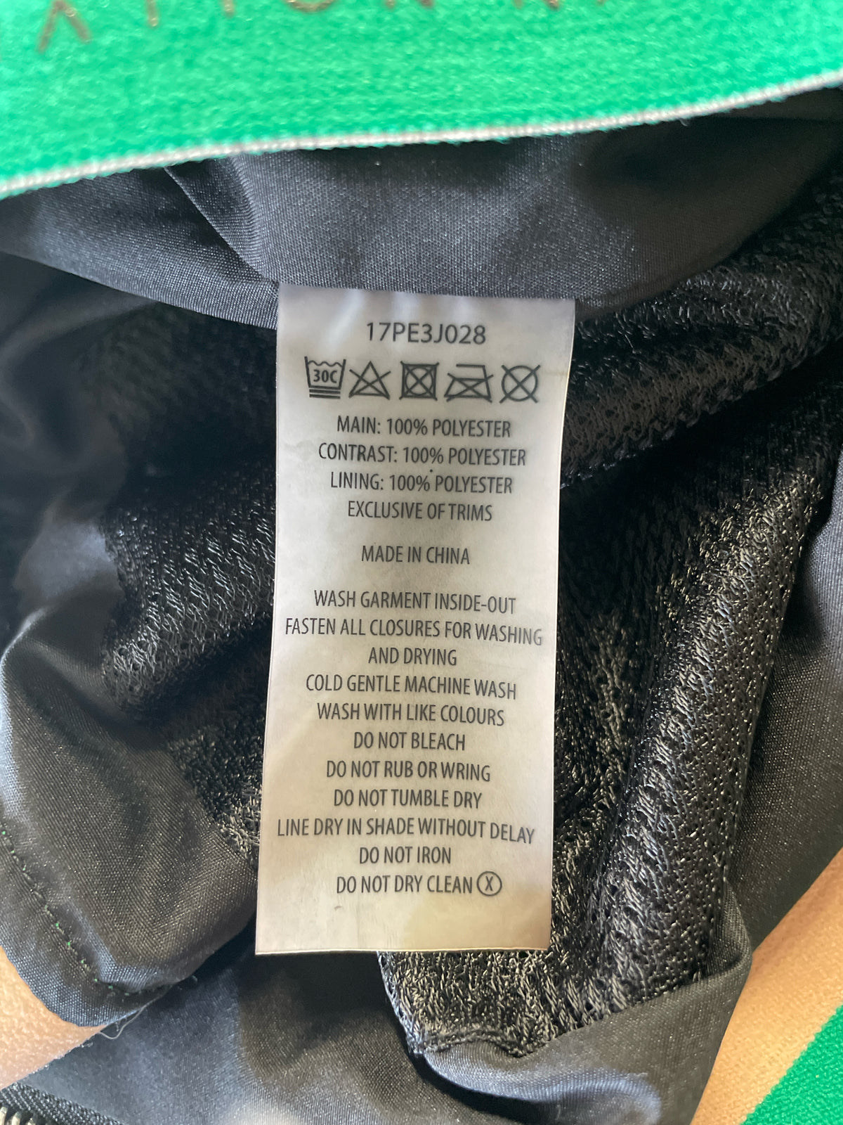 P.E. Nation black + green Jacket