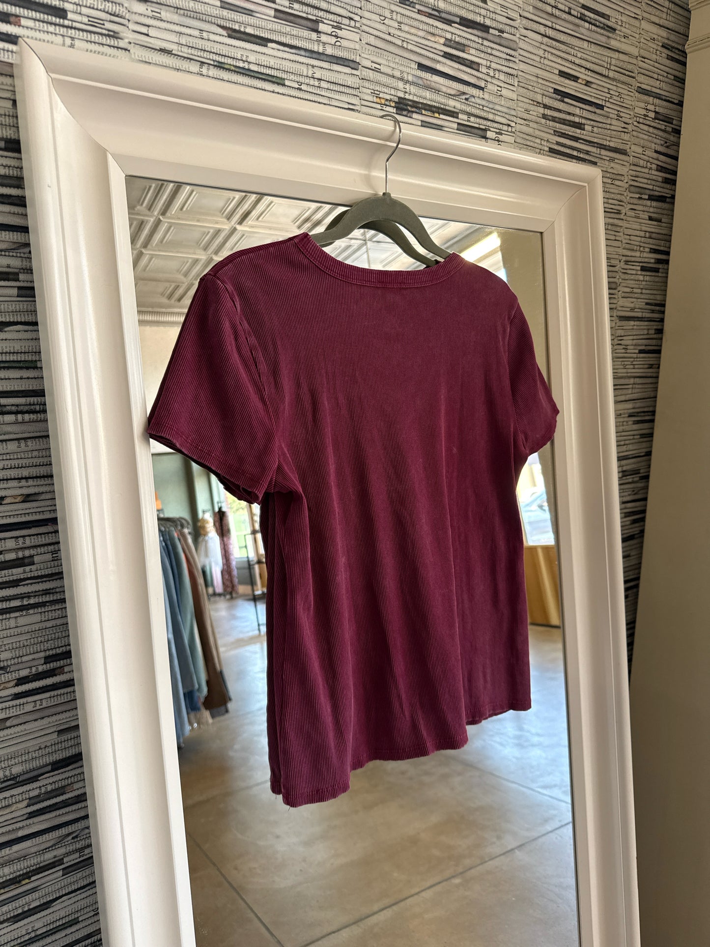 halogen Size L Purple Top