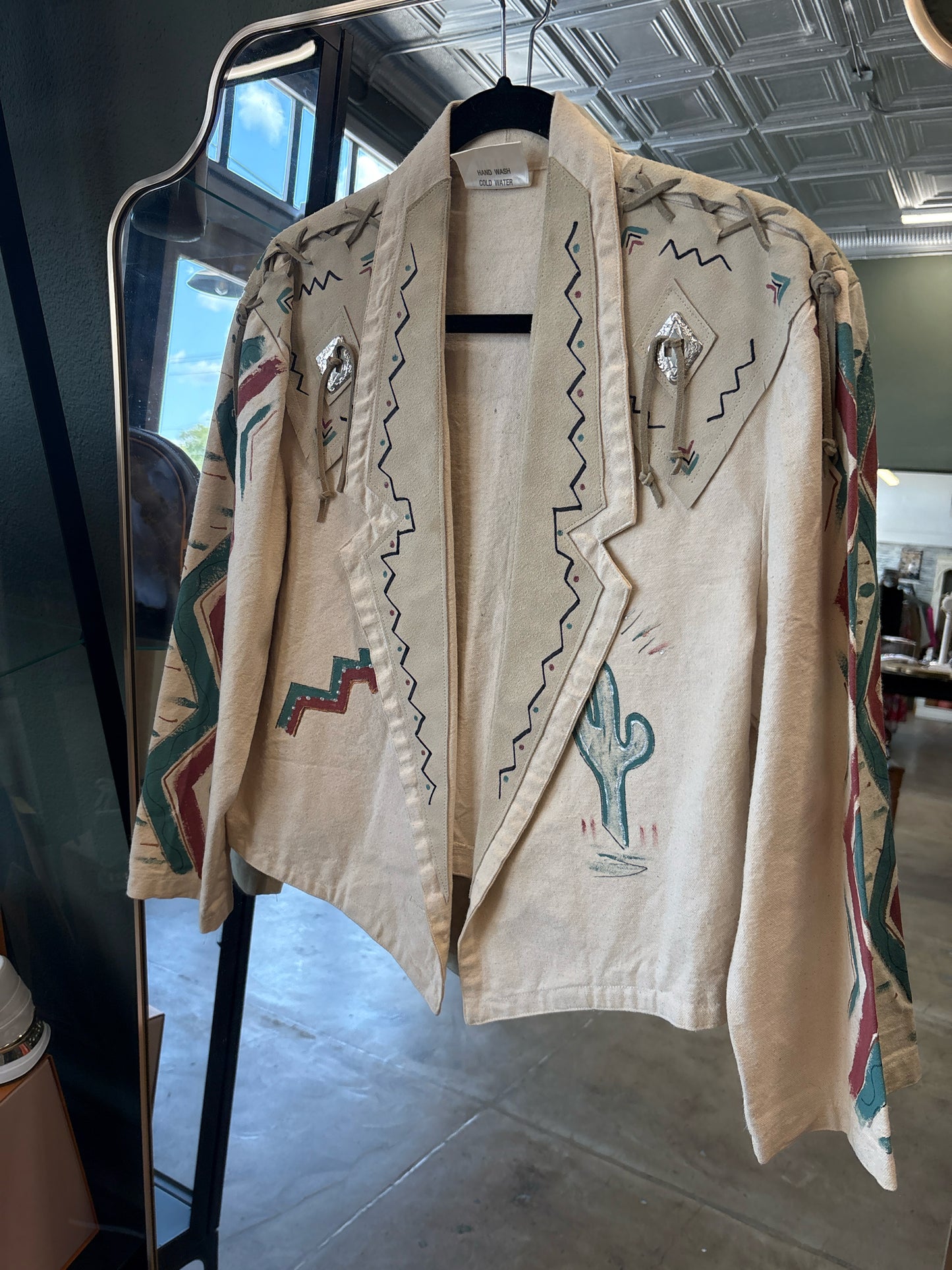 Size S cream print Jacket