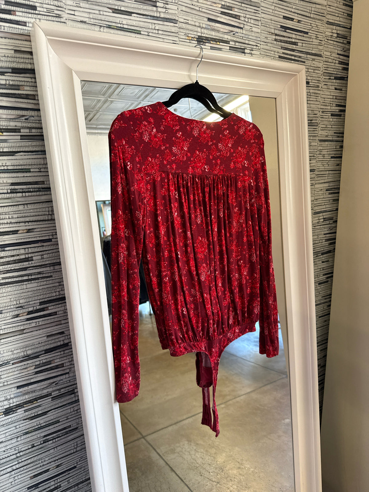 Intimately Size S Red Bodysuit